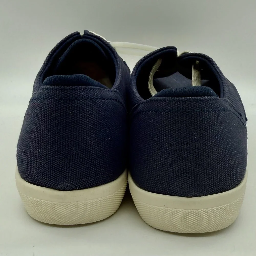 Sun + Stone Shoes Men's Size 5 Kiva Casual Sneakers Navy Blue‎ Lace Up NWOB